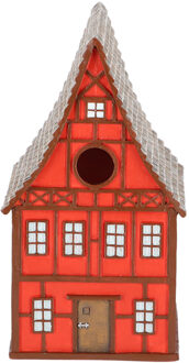 Esschert Design vogelnestje/nestkastje - steenrood - 13.5 x 13 x 24.5 cm