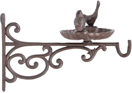 Esschert Design Vogelvoederbak - gietijzer - met haak - 35 cm - voederschaal