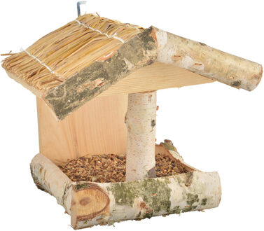 Esschert Design Vogelvoederhuisje - hout - 25 cm - Vogelvoederhuisjes Beige