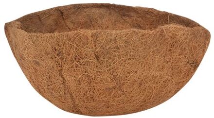 Esschert Design Voorgevormde inlegvel kokos voor hanging basket 35 cm - kokosinleggers - Plantenbakken Bruin