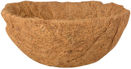 Esschert Design Voorgevormde inlegvel kokos voor hanging basket - D30 cm - kokos inleggers