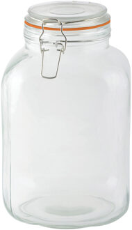 Esschert Design Weckpotten/inmaakpotten - 3L - glas - beugelsluiting - D15 x H24 cm