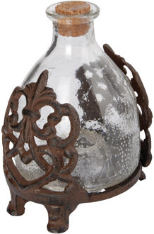 Esschert Design Wespenvanger / wespenval - transparant glas - in gietijzeren frame - 15 cm