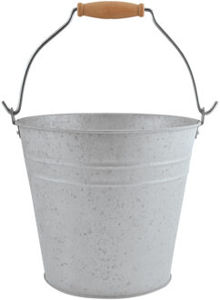 Esschert Design Zinken emmer/bloempot/plantenpot met handvat 5 liter