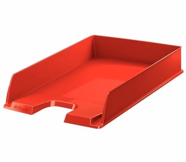 Esselte Brievenbakje/postvakje - rood - A4 formaat - stapelbaar - bureau oprganizer