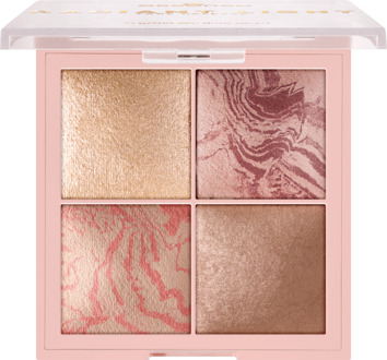 Essence Highlighter Essence Radiant Light Face Palette 10 Glow Icon 11 g