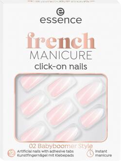 Essence Kunstnagels Essence French Manicure Click-On Nails 02 Babyboomer Style 12 st