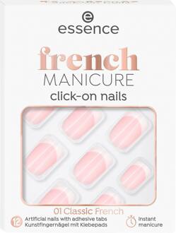 Essence Kunstnagels Essence French Mnaicure Click-On Nails 01 Classic French 12 st