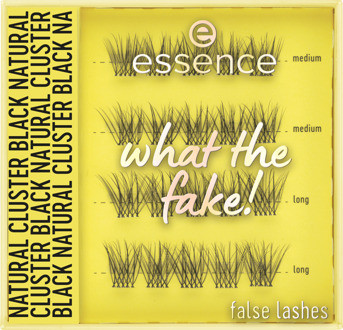 Essence Kunstwimpers Essence What The Fake! False Lashes 06 Natural Cluster Black 1 paar