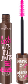 Essence Mascara Essence Lash Without Limits Tubing Brown Extreme Lengthening & Volume Mascara 05 Brown Tubing 13 ml