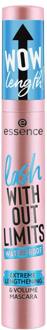 Essence Mascara Essence Lash Without Limits Waterproof Extreme Lengthening & Volume Mascara 03 Black Waterproof 13 ml