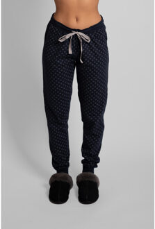 Essential dames pyjama set lang katoen - maat XL Grijs