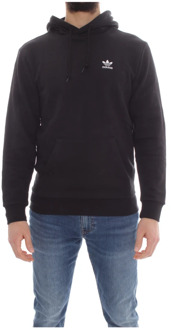 Essential hoodie capuchon trui black