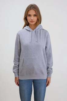 Essential Hoodie - Grijs Melange - maat S