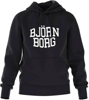 Essential Hoodie Heren zwart - wit - M