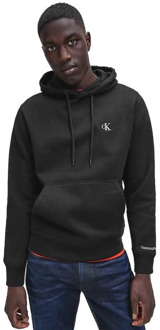 Essential hoodie met logoborduring Zwart