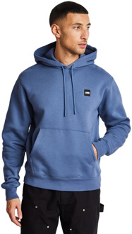 Essential Hoodies Heren - Blauw - Maat M - Katoen Fleece Blue