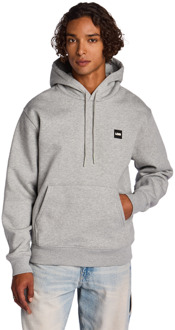 Essential Hoodies Heren - Grijs - Maat XS - Katoen Fleece Grey
