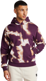 Essential Hoodies Heren - Paars - Maat S - Katoen Fleece Purple