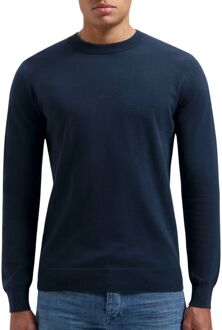 Essential Knitwear Crew Sweater Heren navy