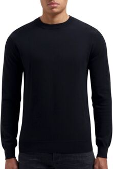 Essential Knitwear Crew Sweater Heren zwart - XXL