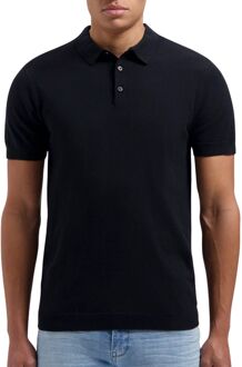 Essential Knitwear Polo Heren zwart - S