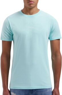Essential Logo Shirt Heren blauw - wit - XXL