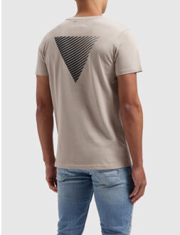 Essential logo t-shirt - maat M Beige