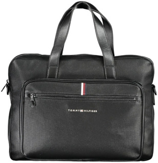 Essential Pique Computer Organizer Tommy Hilfiger , Black , Heren - ONE Size