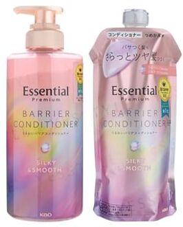 Essential Premium Barrier Silky & Smooth Conditioner 340ml Refill