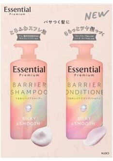 Essential Premium Barrier Silky & Smooth Shampoo & Conditioner Set 450ml x 2