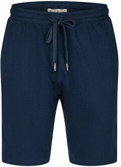 Essential shortama heren korte pyjama set /gestreept Blauw - M