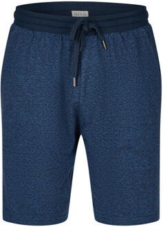 Essential shortama heren korte pyjama set - maat XXL Blauw