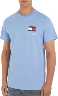 Essential Slim Shirt Heren blauw - M