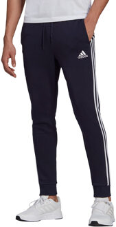 Essential Tapered Cuff 3S Pants - Blauwe Sweatpants Navy - L