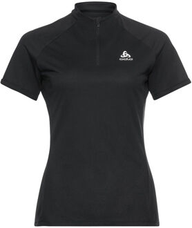 Essential Trail 1/2 Zip Crew Neck Hardloopshirt Dames zwart - M