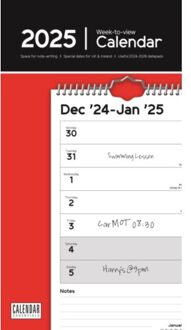 Essential Week-To-View Stubby Slim Calendar 2025 - Calendars, Carousel