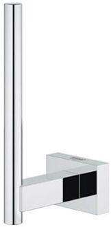 Essentials Cube Reserverolhouder - WC-rol houder voor 1 rol -  Chroom