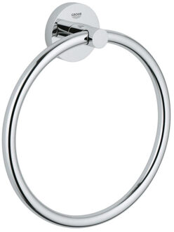 Essentials Handdoekring - Ø 18 cm - metaal - chroom - 40365001