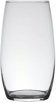 Essentials mondgeblazen Vaas Ø14xH25cm transparant