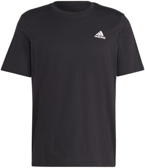 Essentials Single Jersey Embroidered Small Logo T-shirt Heren zwart - M