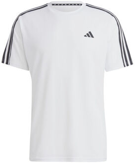 Essentials Train 3-Stripes Training T-shirt Heren wit - S