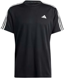 Essentials Train 3-Stripes Training T-shirt Heren zwart - S