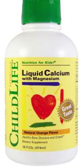 Essentials Vloeibaar Calcium/Magnesium, Natuurlijke Sinaasappel Smaak (474 ml) - Voedingssupplement