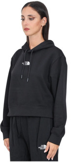 Essentiële Crop Hoodie voor Vrouwen The North Face , Black , Dames - L,M,S