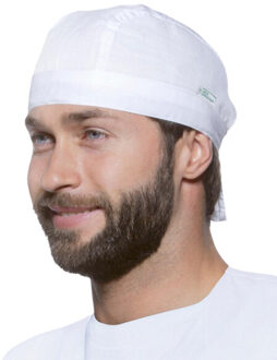 Essentiële effen bandana Wit - One size