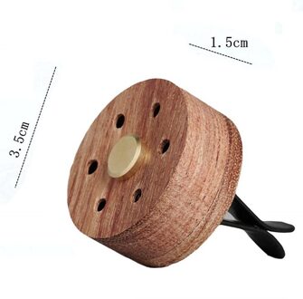 Essentiële Olie Diffuser Voor Auto Met Vent Clip, Houten Rvs Lava Steen Aromatherapie Diffuser Medaillon Mini Luchtverfrisser