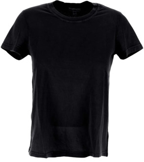 Essentiële T-shirt van katoen James Perse , Black , Dames - S,Xs