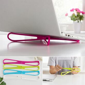 Essentiële Werk Reizen Computer Accessoires Draagbare Eenvoudige Laptop Cooling Beugel Notebook Verstelbare Cooler Pad Stand