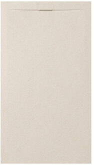 Essenza Minimal douchevloer - 160x90cm - antislip - antibacterieel - mineraalmarmer - rechthoek - Vertigo cream (beige) 400000000000044958